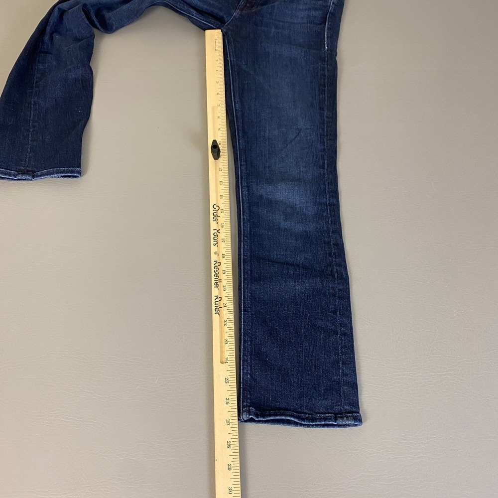 MOTHER Women's Boot Cut Jeans - Dark Blue - Picture 12 of 15